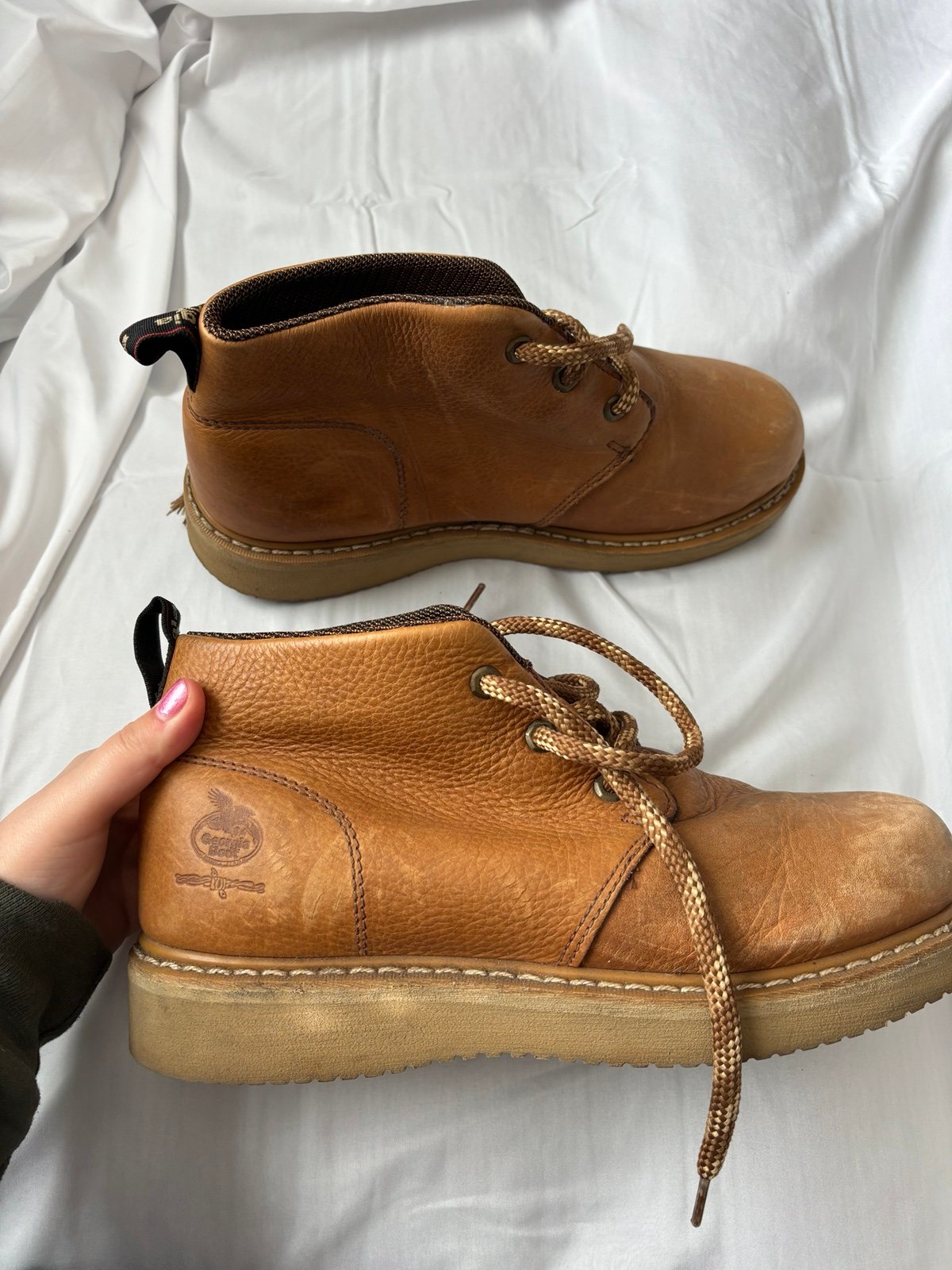 Vintage brown leather Boots