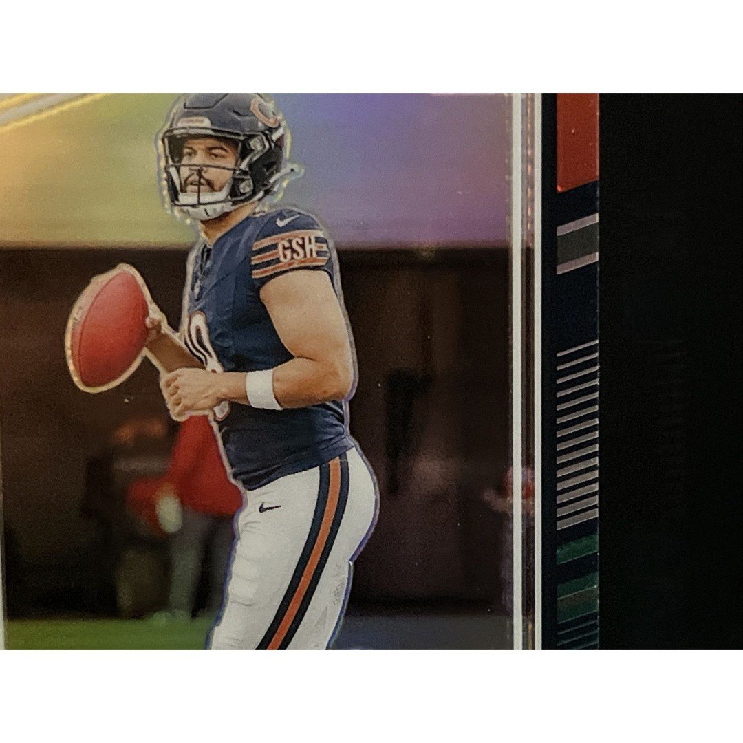 2024 Donruss Caleb Williams Rated Rookie RC Green Press Proof #327