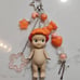 Sonny Angel Poppy Flower #2 Keychain