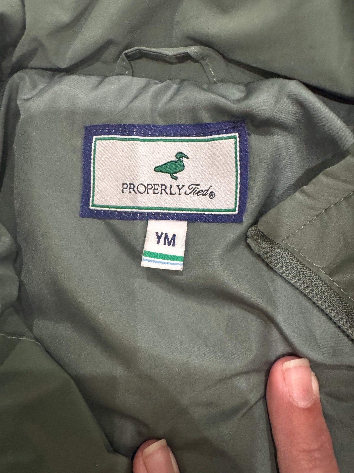 Properly Tied youth coat