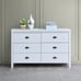 SAFARI 6-Drawer Dresser, White - Easy Assembly