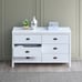 SAFARI 6-Drawer Dresser, White - Easy Assembly