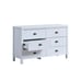 SAFARI 6-Drawer Dresser, White - Easy Assembly
