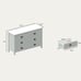 SAFARI 6-Drawer Dresser, White - Easy Assembly
