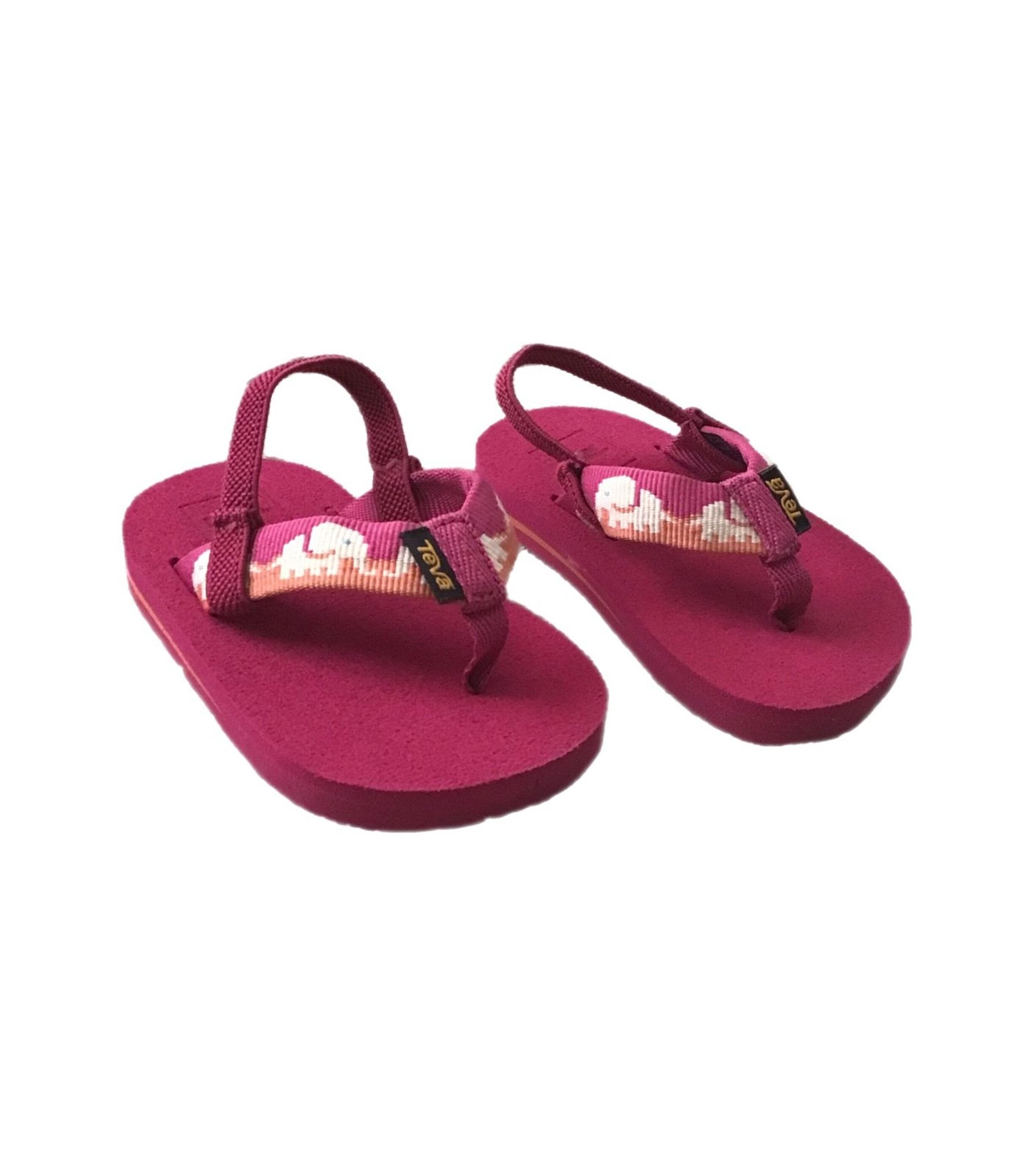 Teva Baby Girl’s Size 4 Strappy Pink Elephant Sandals