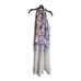 BOSTON PROPER Garden of Romance Print Mock Neck Midi Fit and Flare Dress-Size 16