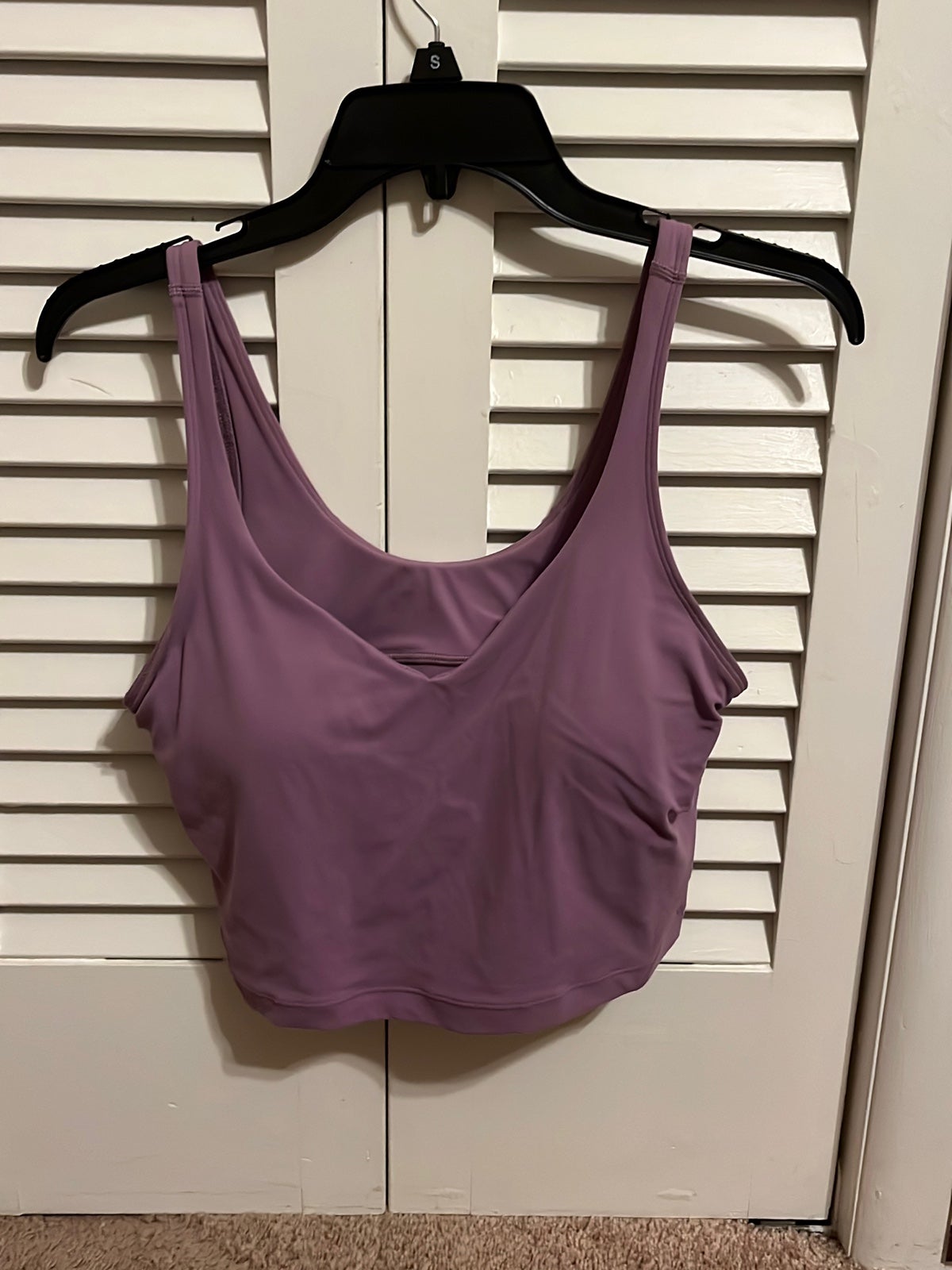 Lululemon Cropped Align Tank Top Wisteria Purple