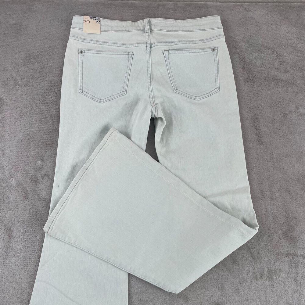 Pilcro By Anthropologie Flared Jeans Women 29x32 Light Blue Mid Rise NWT