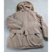 Fitz Wright Polyester Removable Hoodie Jacket Coat Faux Fur Hood VTG 80s 2XL EUC