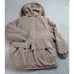 Fitz Wright Polyester Removable Hoodie Jacket Coat Faux Fur Hood VTG 80s 2XL EUC