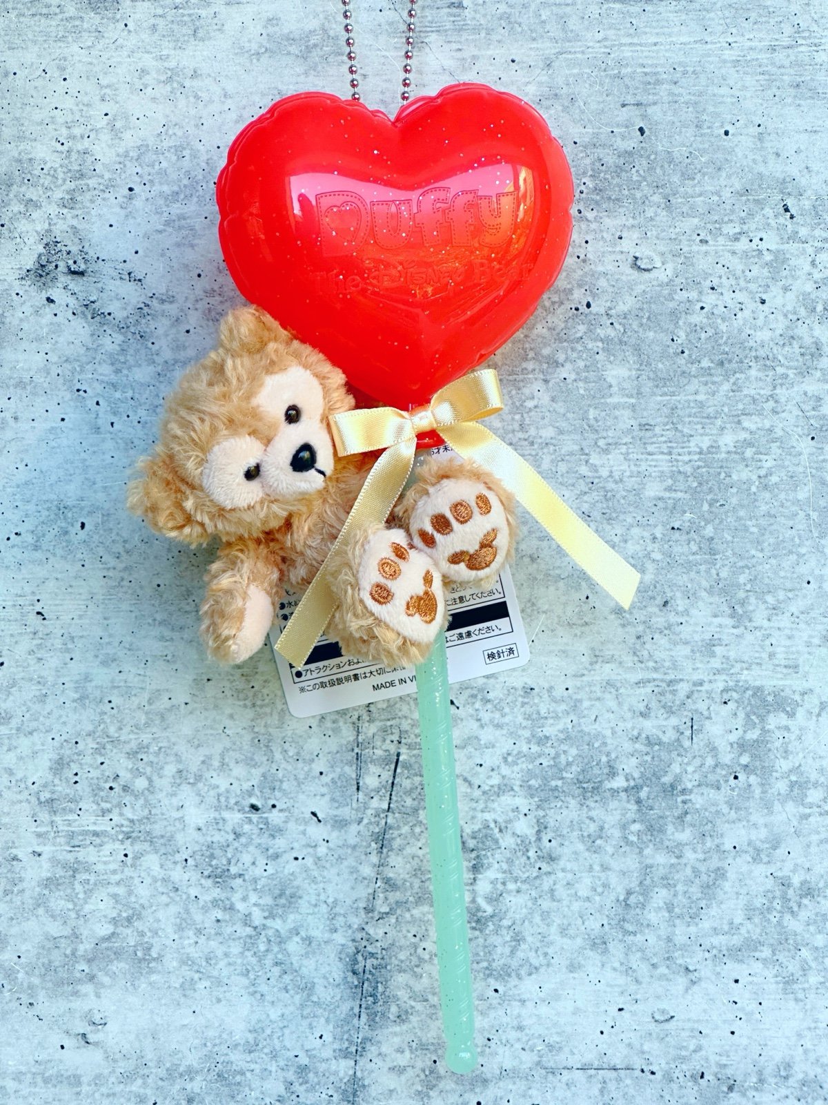 Tokyo Disney Resort Balloon Cuties Duffy Plush Keychain