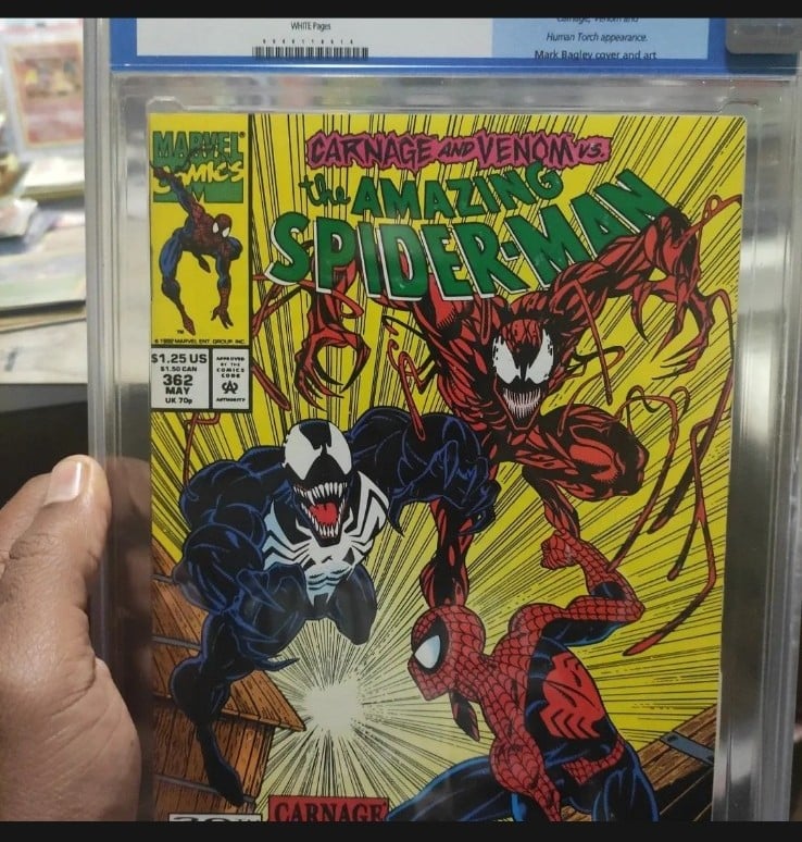 Amazing Spiderman #362 CgC 9.6 old label