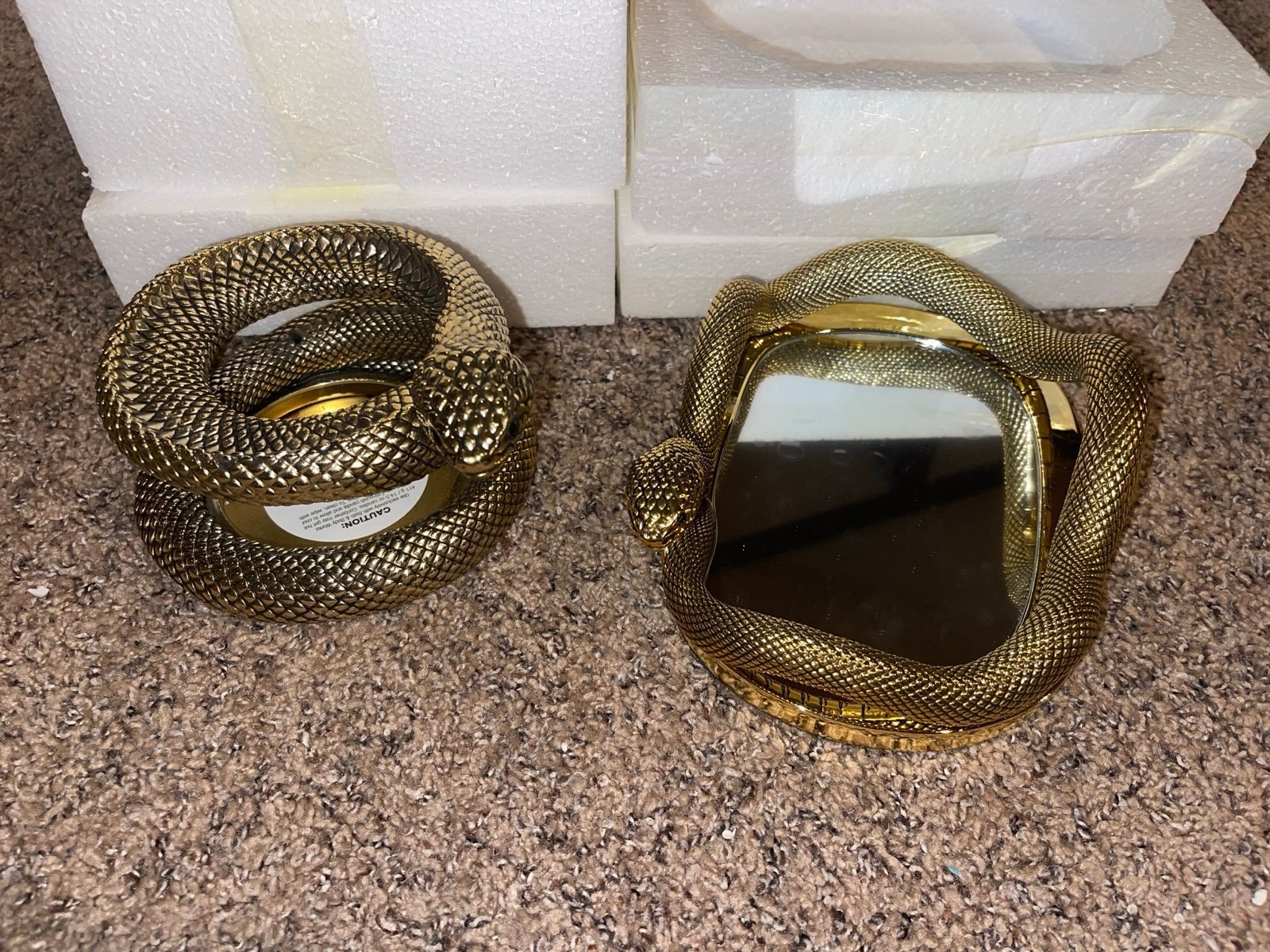 Bath and Body Works snake candle holder