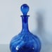 Vintage cobalt blue decanter