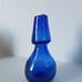 Vintage cobalt blue decanter