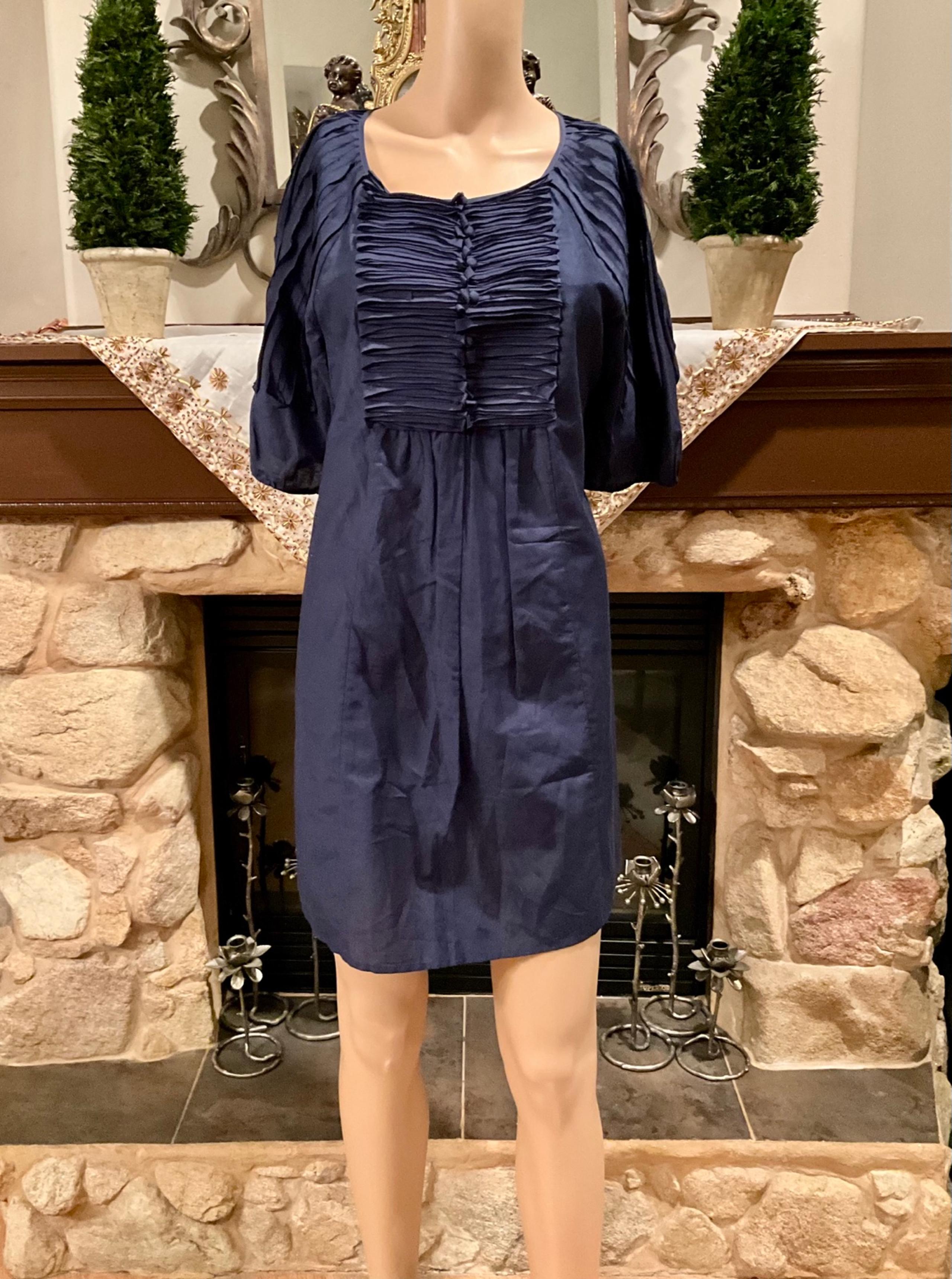 BCBG MAXAZRIA Navy Mini Dress S