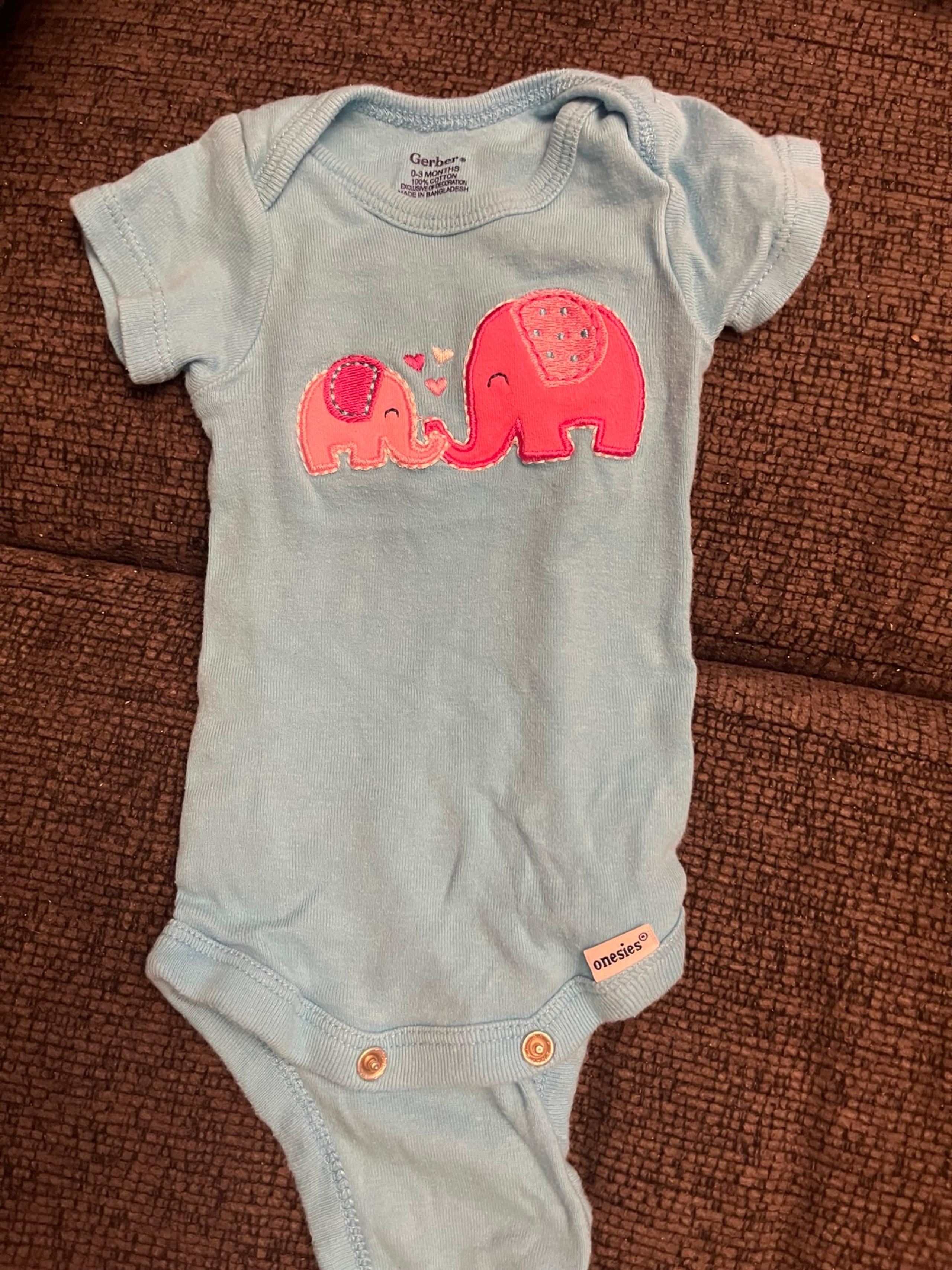 0-3 Baby girl onesie