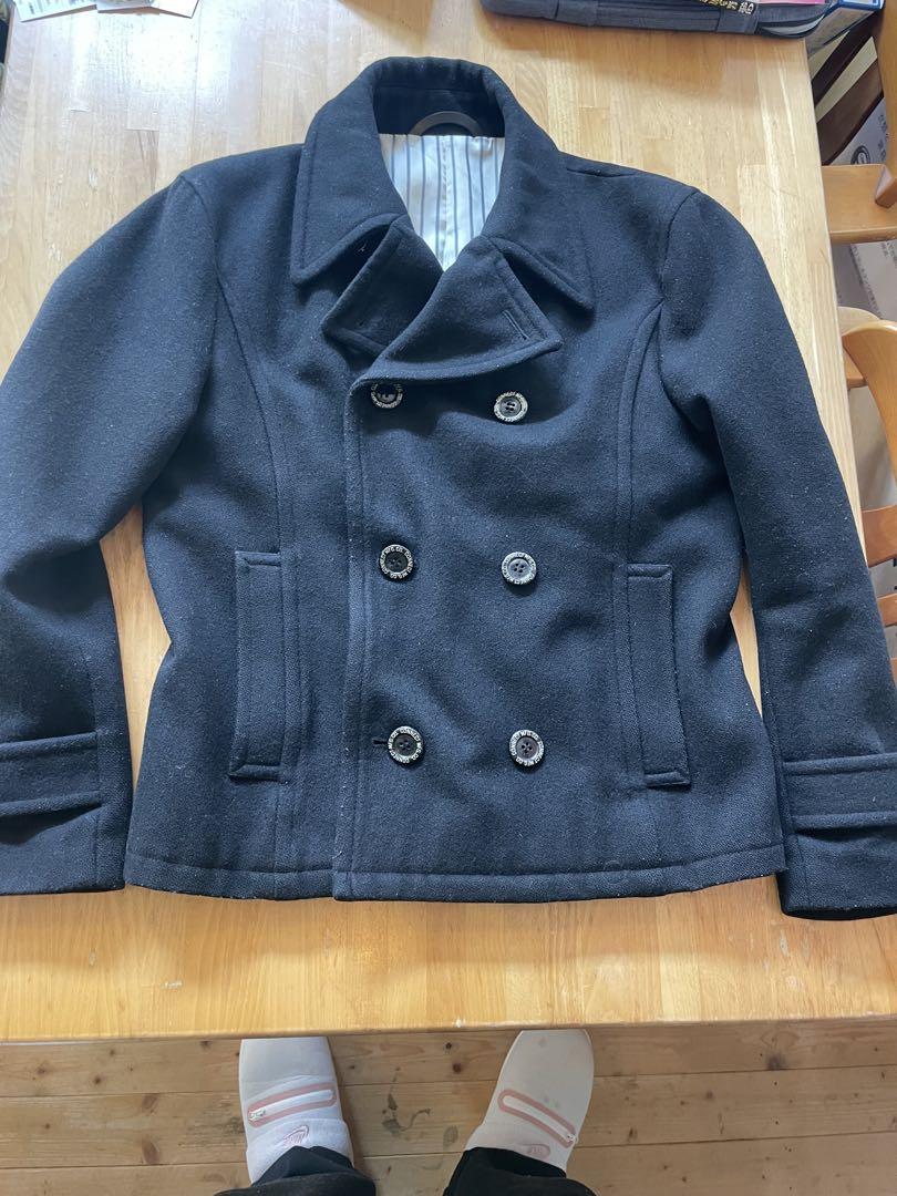 Classic PHERROW'S P-coat in black, size 40.