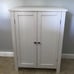 NEW Modern Bathroom Floor Storage Cabinet with Adjustable Shelf and Double Door