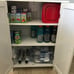 NEW Modern Bathroom Floor Storage Cabinet with Adjustable Shelf and Double Door