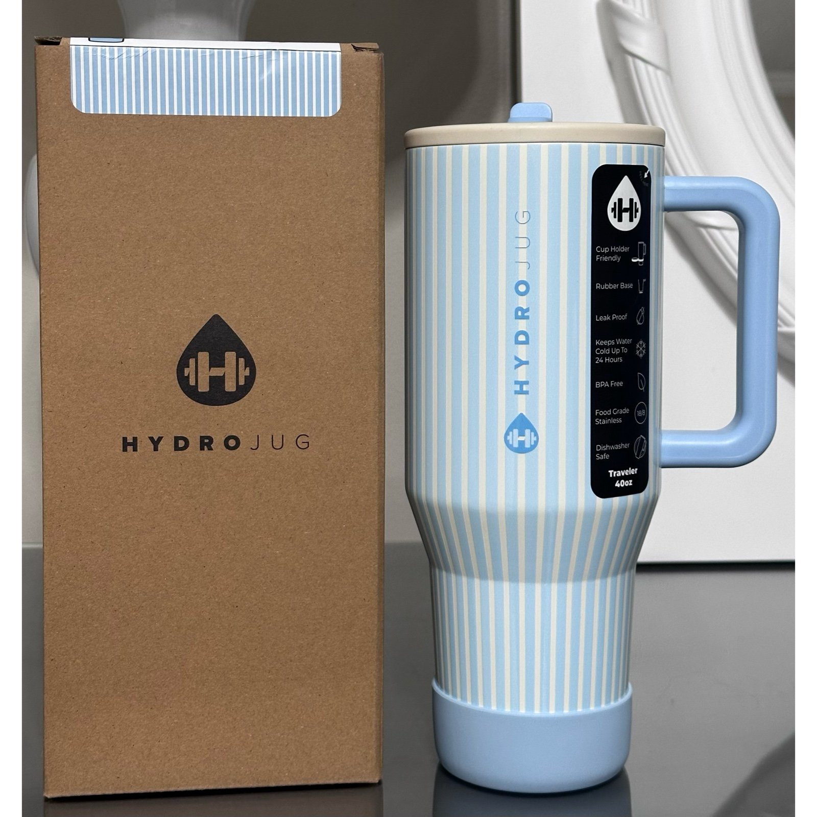 LIMITED EDITION Hydrojug 40oz Traveler, CAPE COD