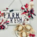 Handmade wooden Farm Sign