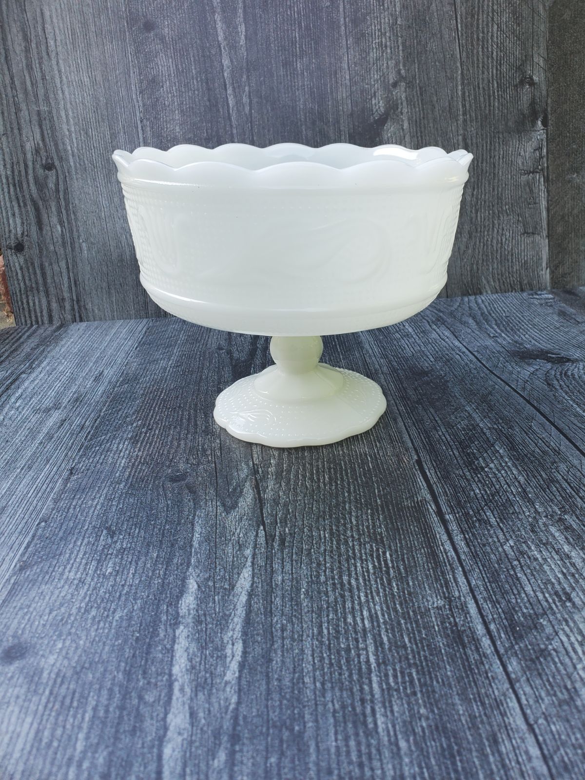 EO Brody Vintage Milk Glass Bowl