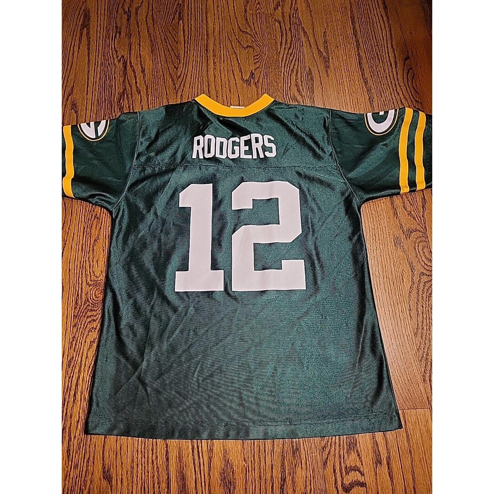 Aaron Rodgers Green Bay Packers Jersey Youth Size Large 14-16 Football Boys