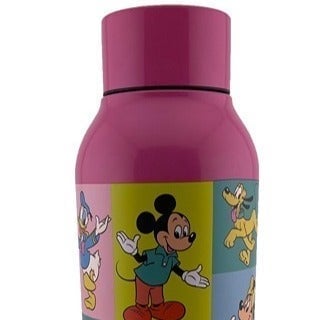 Disney Parks Mickey Mouse and Friends Pink Stainless Steel Water Bottle