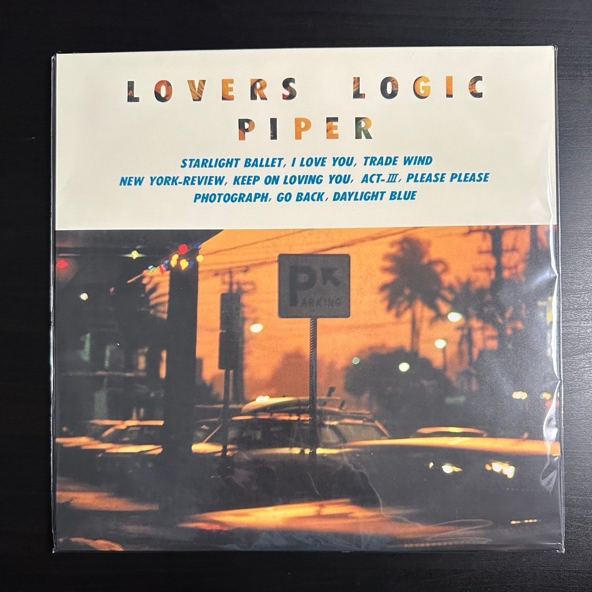 NEW! Piper - Lover’s Logic Limited Black Vinyl LP Japanese City Pop