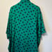 MAGLIANO Polka Dot Rayon Short Sleeve Shirt