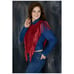 Leather City Jacket Denim Leather Fringe