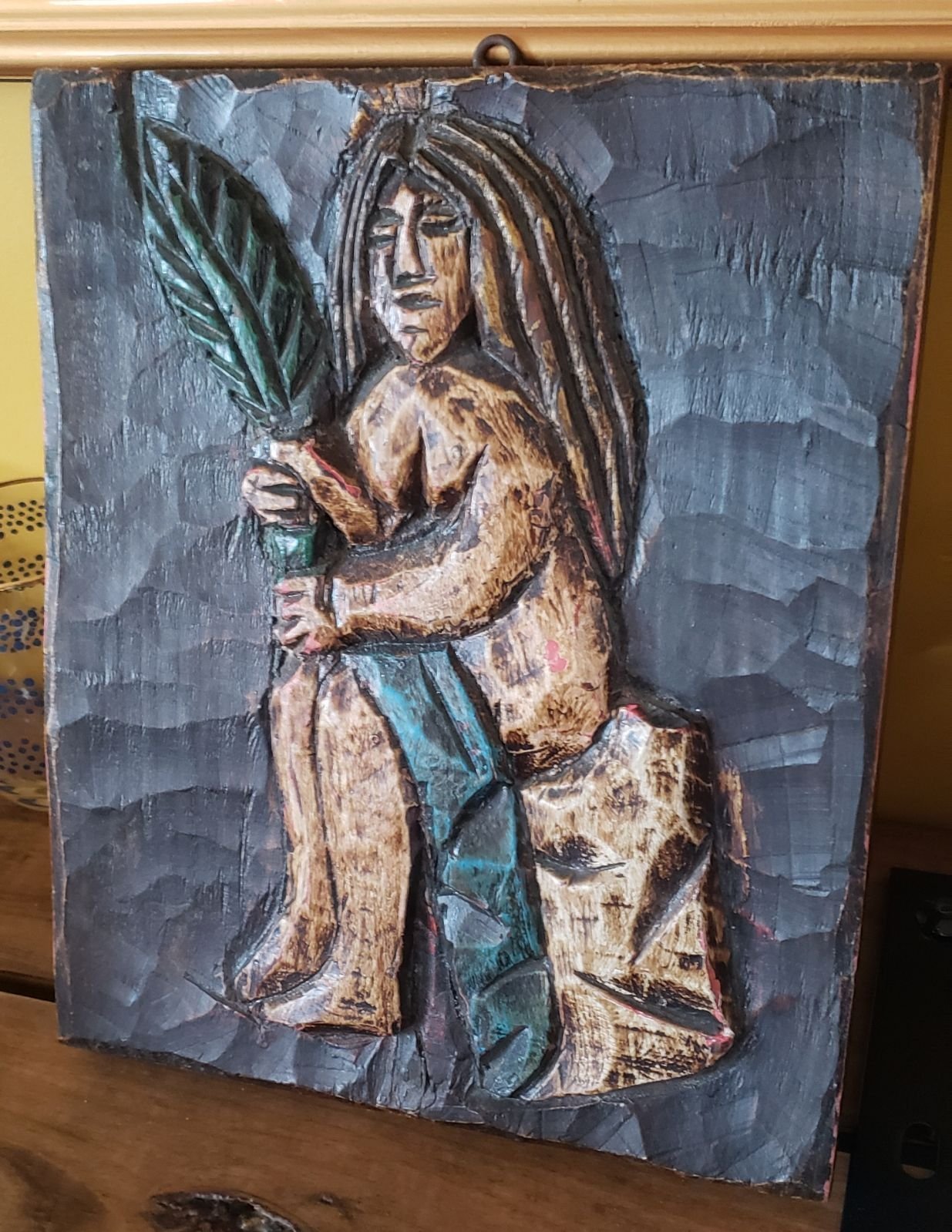 Hand Carved Wood Art