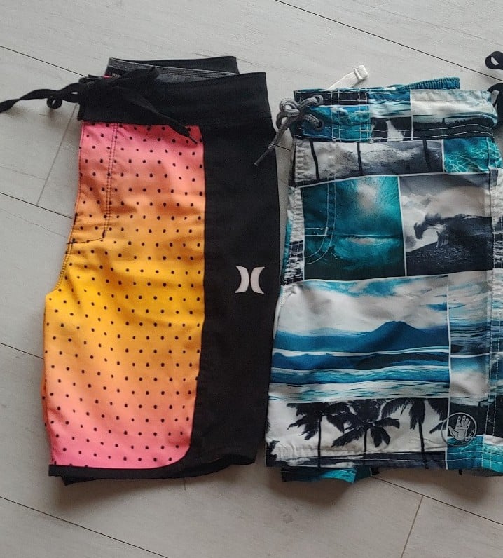 Hurley Body Glove Boardshorts Swim Trunks 2pk