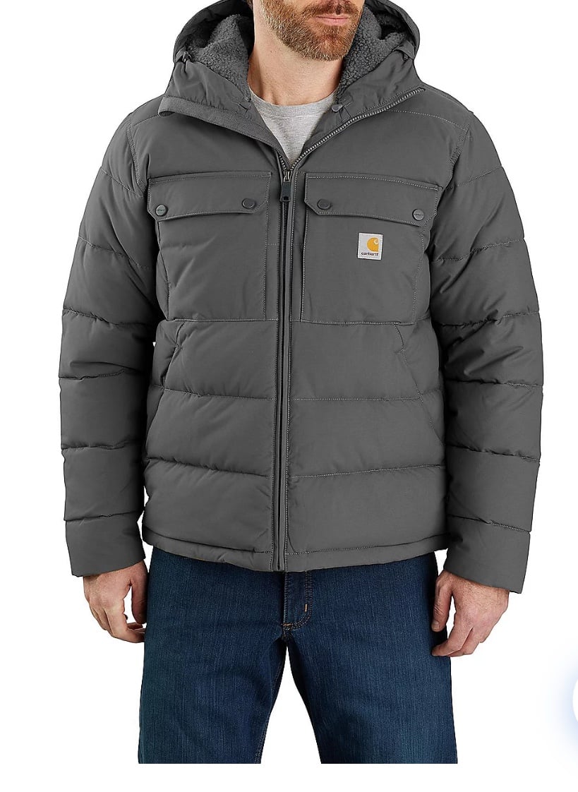 Carhartt Rain Defender Insulated Loose Fit Jacket Mens XL OJ2208-M Green/Grey