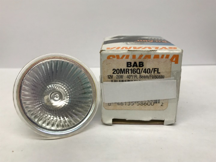 Sylvania Halogen 20MR 16/FL/40 GU5.3 Tru-Aim Bulb 12V 20W 54200 BAB
