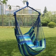 New Indoor/Outdoor Rope Hammock Chair