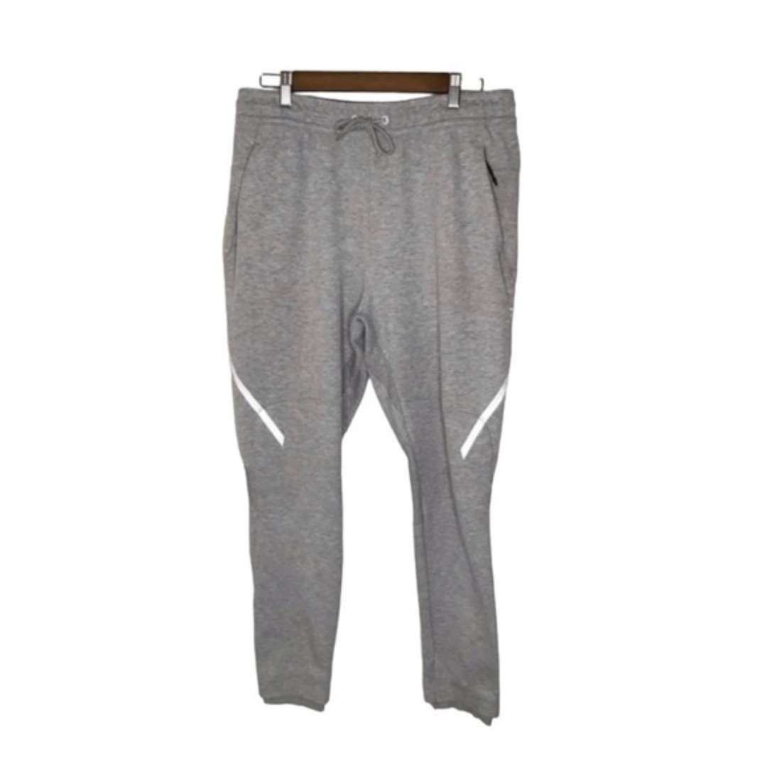 GYMSHARK Men's Retake Joggers in Gray Marl Size Large.