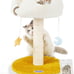Pets Cloud Cat Scratching Post with Bed, Cat Tree Tower for Indoor Cats, Natural