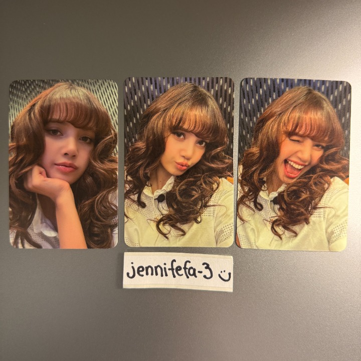 LISA 3PC SET ALTER EGO POB K4 KPM SELFIE PHOTOCARD PC W/ FREE GIFTS