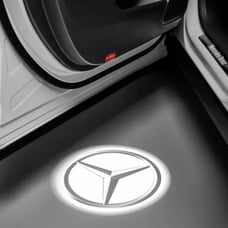 2x Mercedes Logo Shadow Light Door Courtesy LED Projector Ghost Laser for S W221