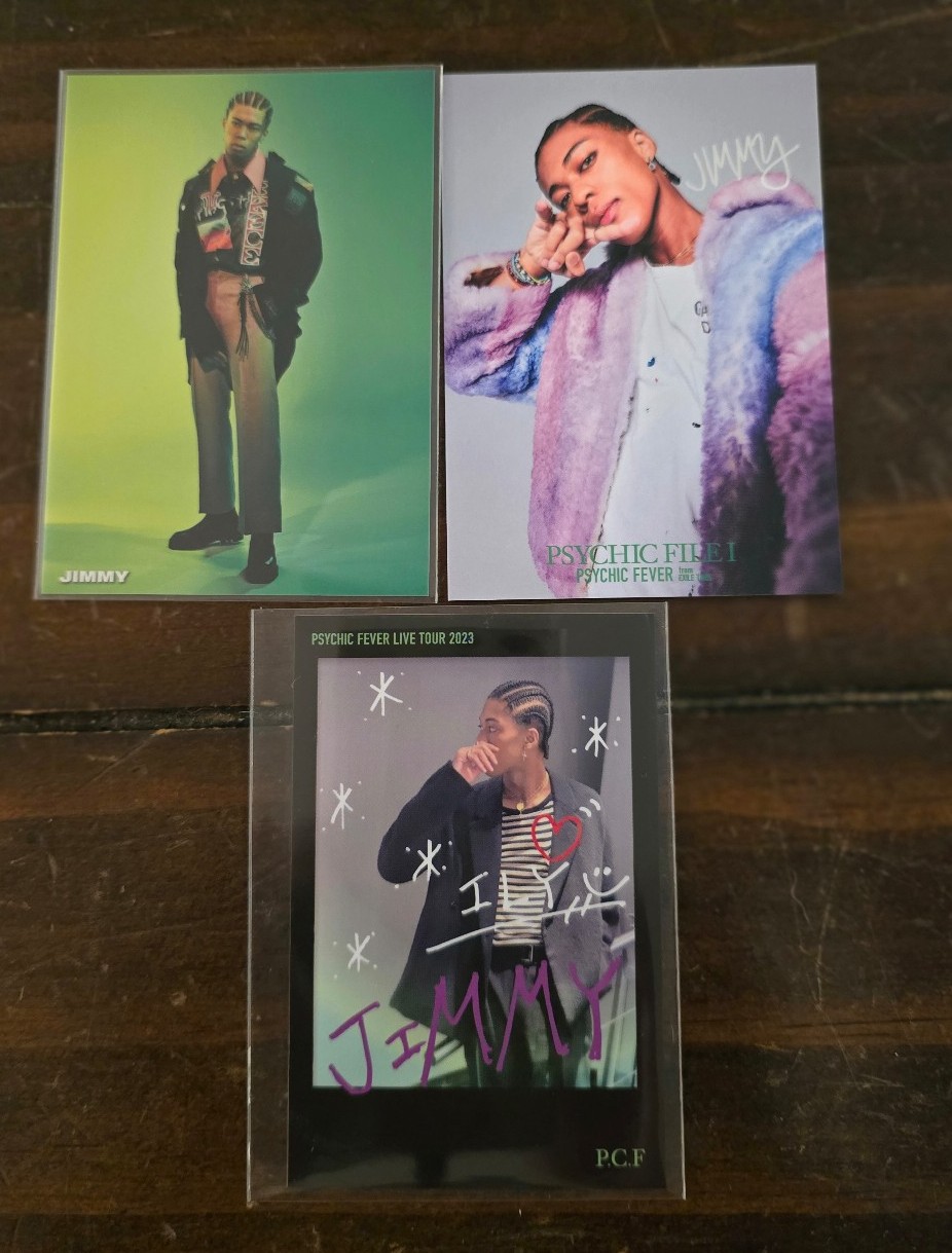 Psychic Fever Jimmy Photocard Set