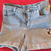VINTAGE 90'S WARNER BROS. LOONEY TUNES JEAN SHORTS EMBROIDERED CUFFED