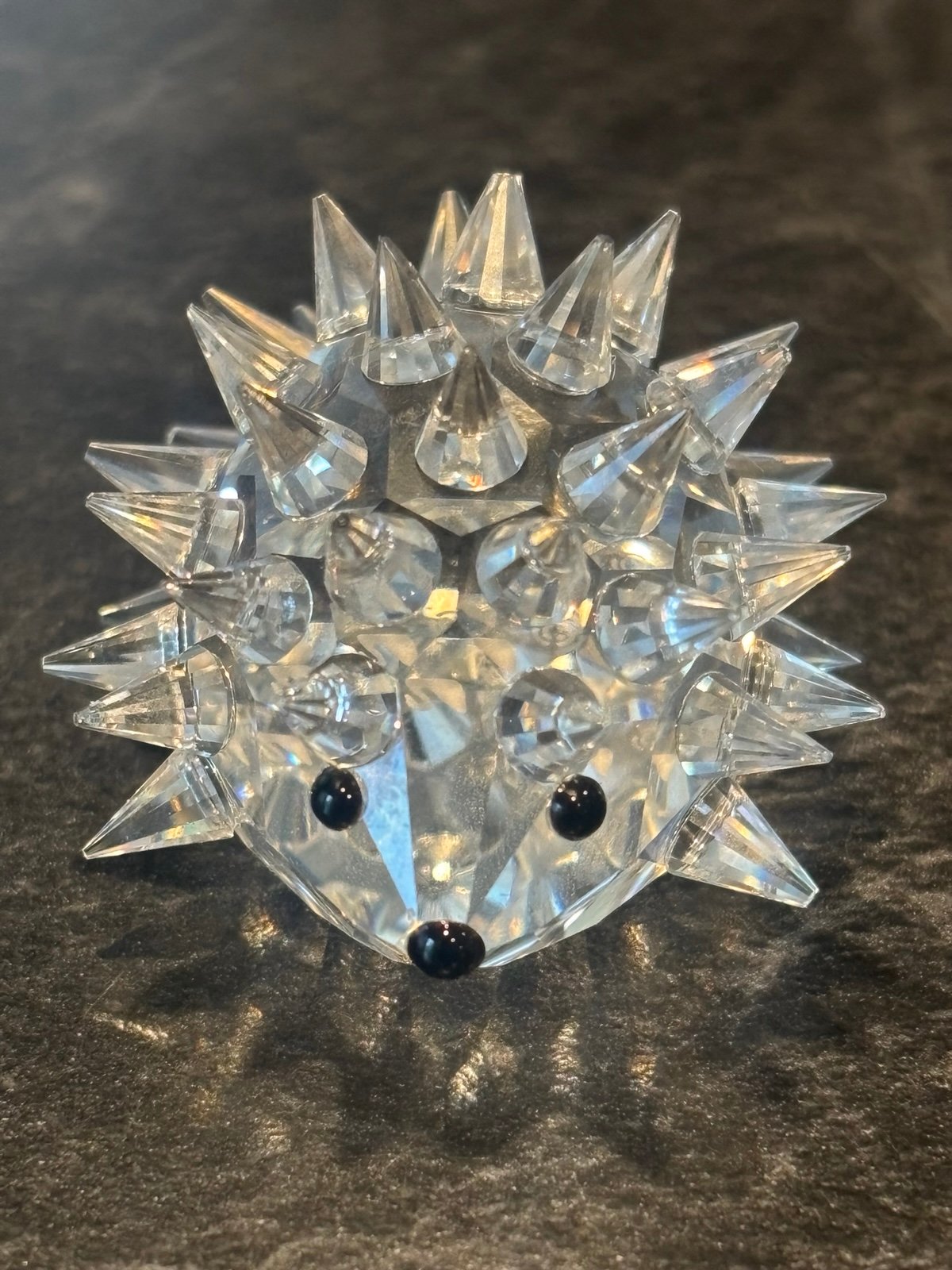 SWAROVSKI Crystal SMALL HEDGEHOG model 7630 NR 045000 013265 made 1988