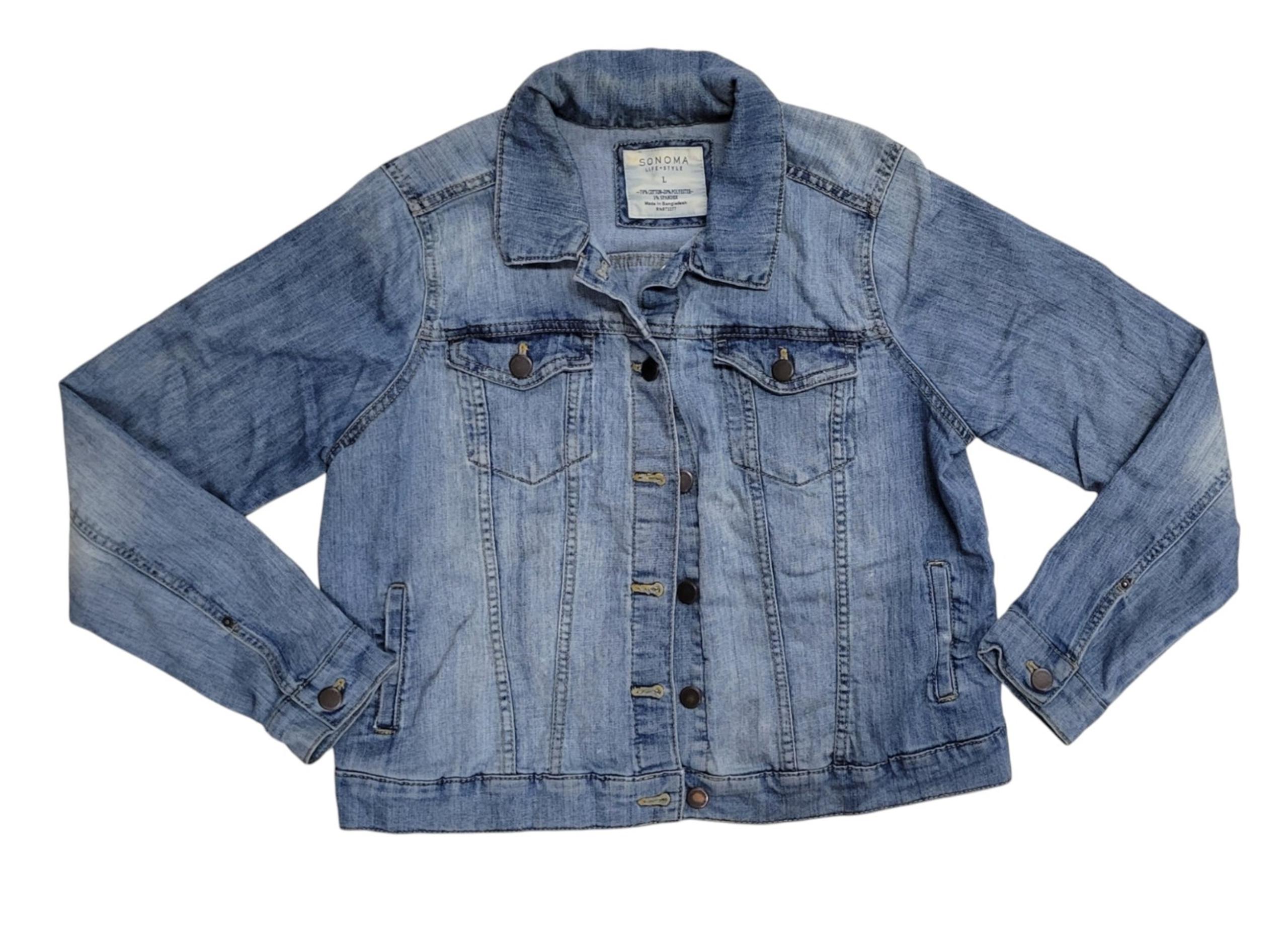 Womens Sonoma Jean Jacket, Large