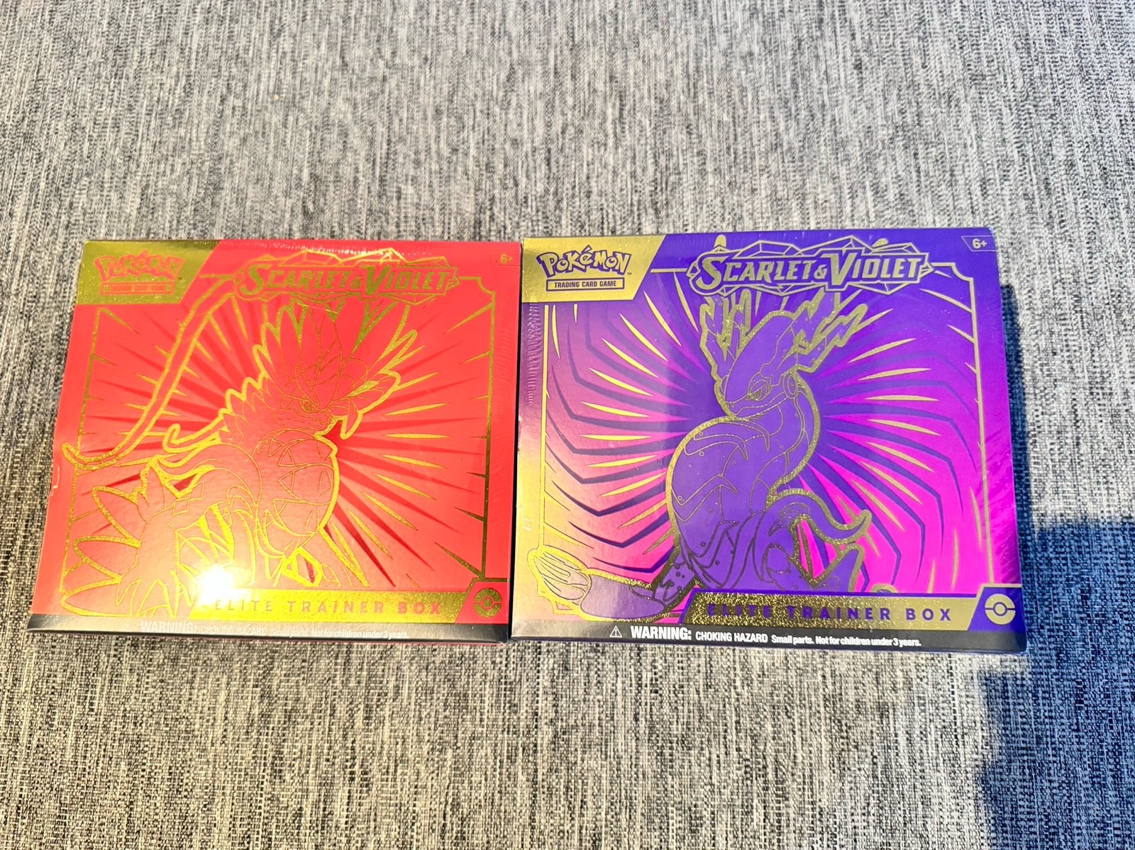Lot of 2 Brand New Sealed Pokemon Scarlet & Violet ETB Koraidon/Miraidon