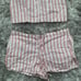 brandy melville two piece striped set