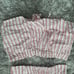 brandy melville two piece striped set