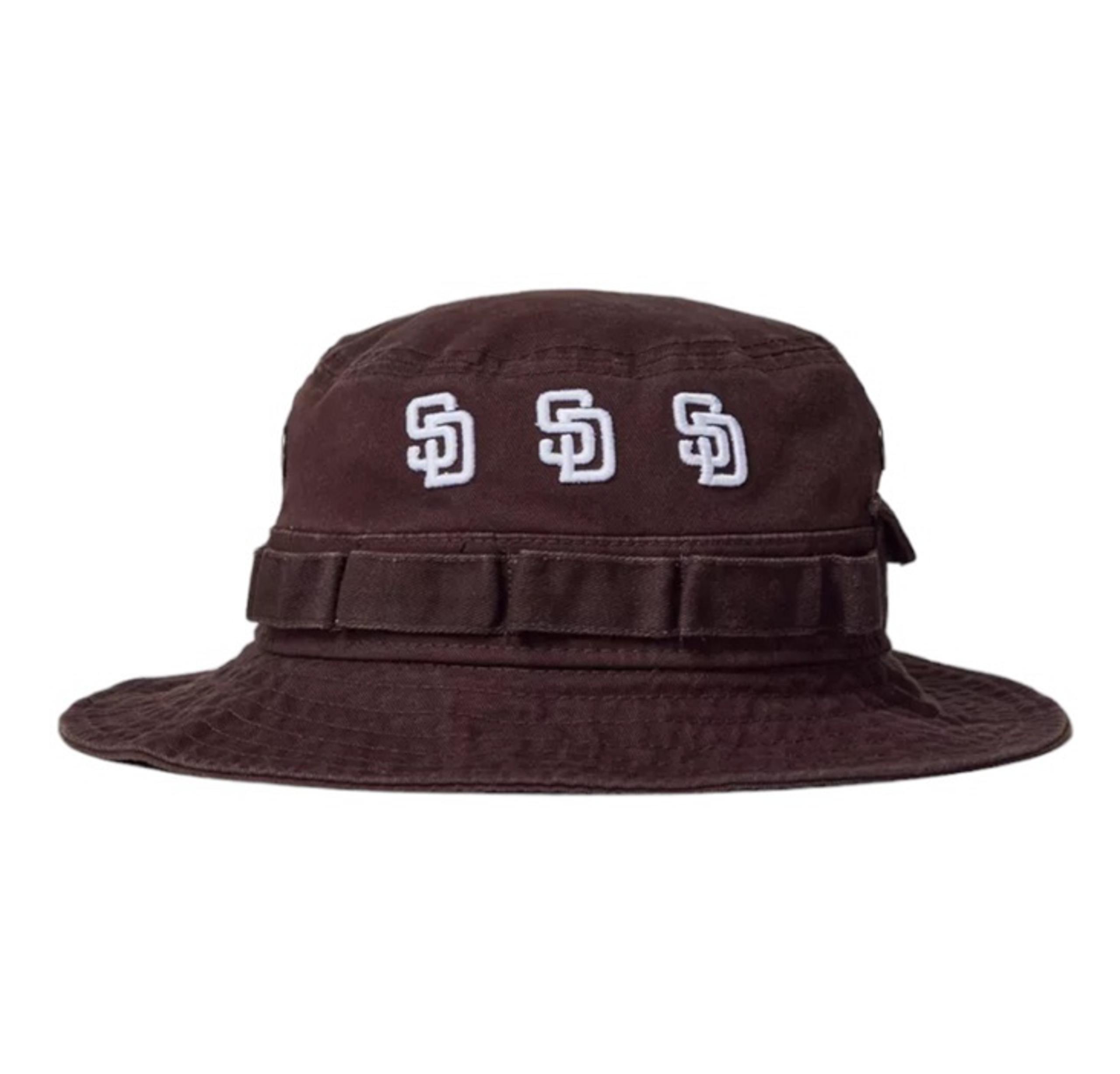 New Era SD san diego Padres Boonie Bucket Hat New With Tags