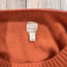 Future Paradise Womens Coral Orange 100% Cashmere Sweater Vest Sz XS Preppy